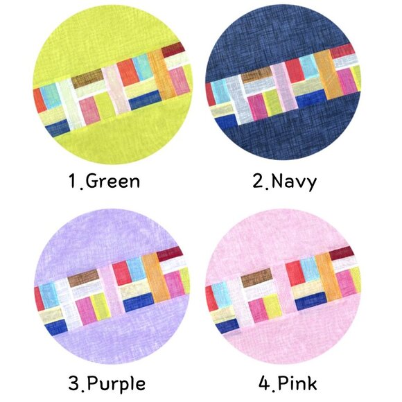 Set of 6pcs Korean Traditional Table Placemats | Ramie Fabric | Quilt | Hanbok - Picture 11 of 14